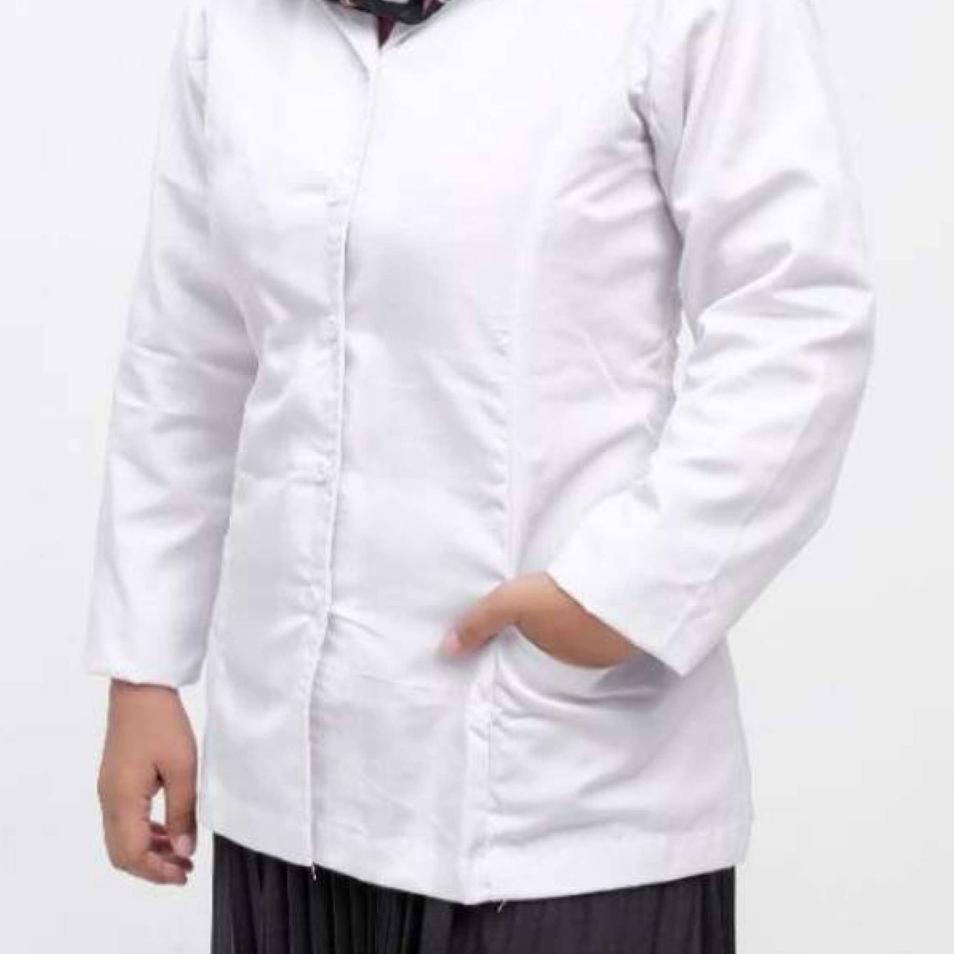 [Q-T1T[☎] Baju Dinas Putih Wanita Seragam Putih PNS Baju Putih PDH Wanita BAJU PPL Seragam Guru PNS/