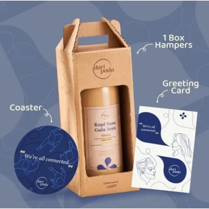 

We Connect Hampers Coffee Tea Parcel Premium Free Gift Card