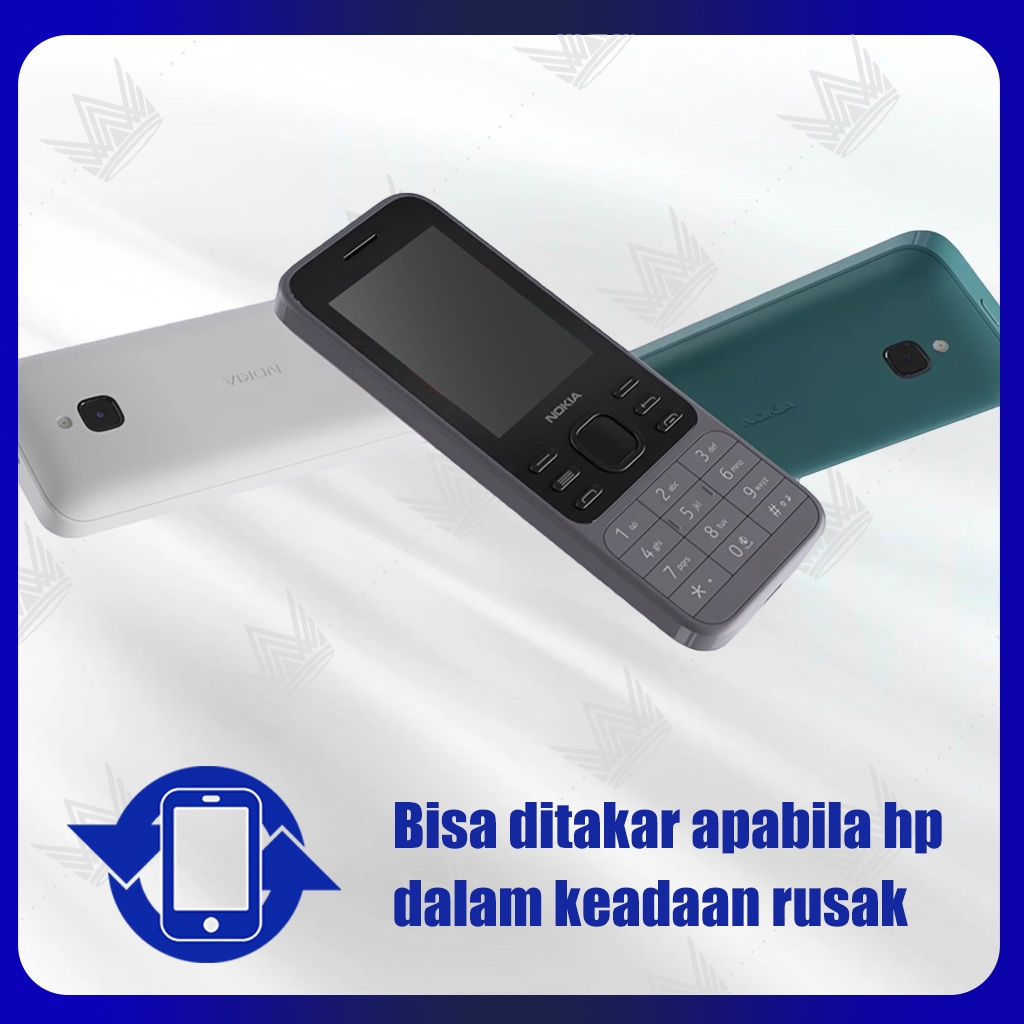 New Nokia 6300 2021 HANDPHONE No kia Hp murah Mobile Phone Only 2G