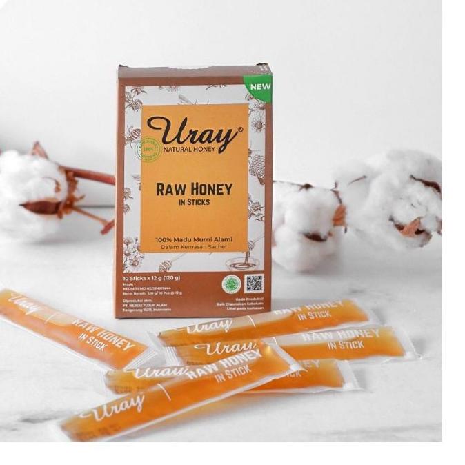 

MALL Madu Uray Stick Sachet 10 stick x 12 gram Raw Honey 