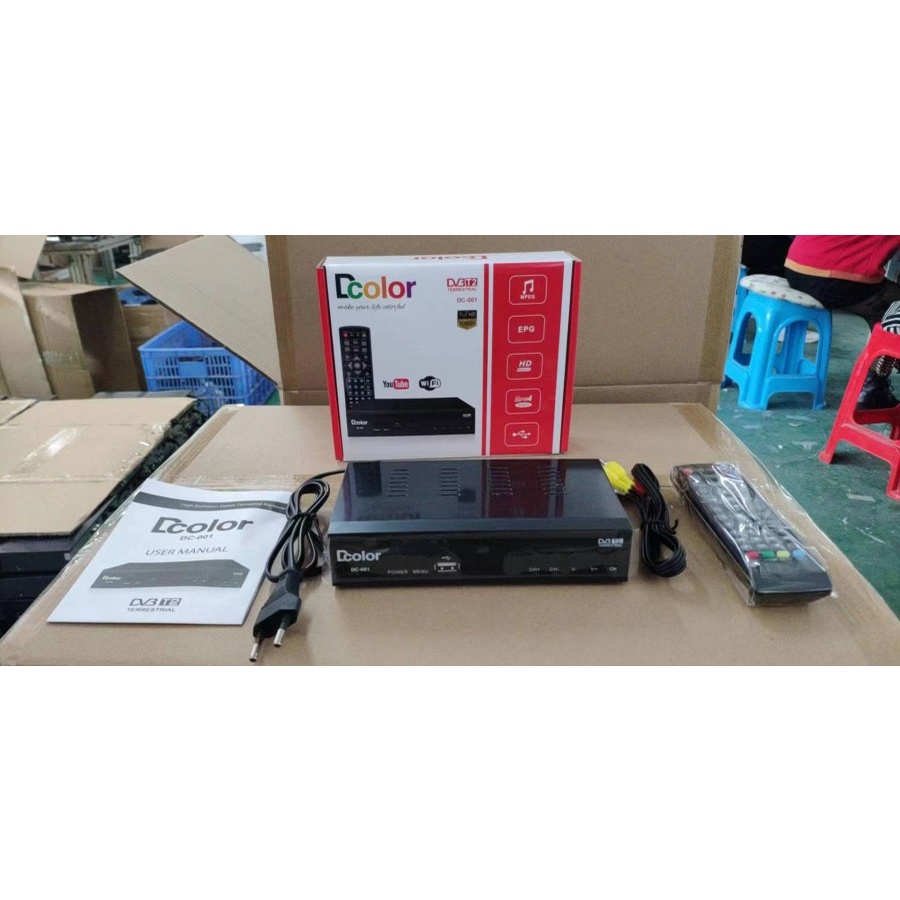 STB Dcolor DC-001 Set Top Box TV Digital DC 001 Receiver TV