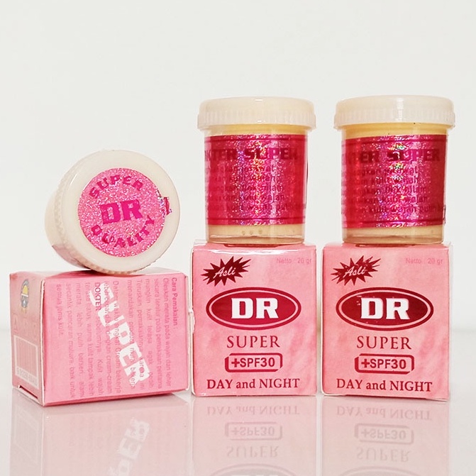 [ 3 PCS ] Cream DR PINK - Pemutih Wajah Original DR PINK