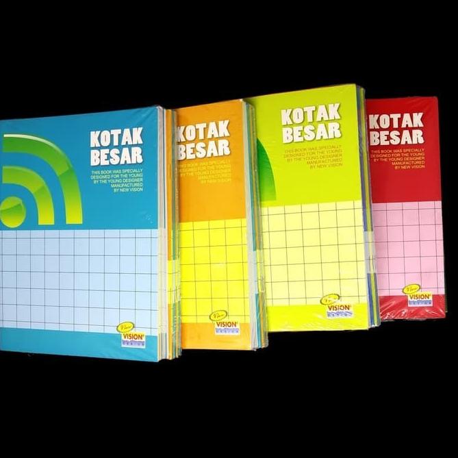 

[S-W4W[➸] Buku Kotak Besar / Buku Tulis Mandarin Merek Vision ( 1 Buku isi 30 Lembar ) bisa cod