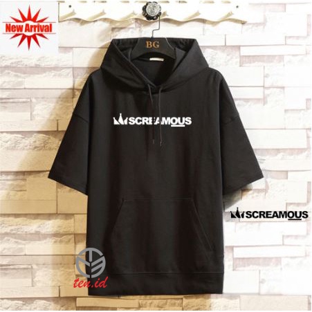SWEATER JAKETPRIA WANITA LENGAN PENDEK SWEATER HOODIE MURAH CEWEK COWOK MOTIF KEREN