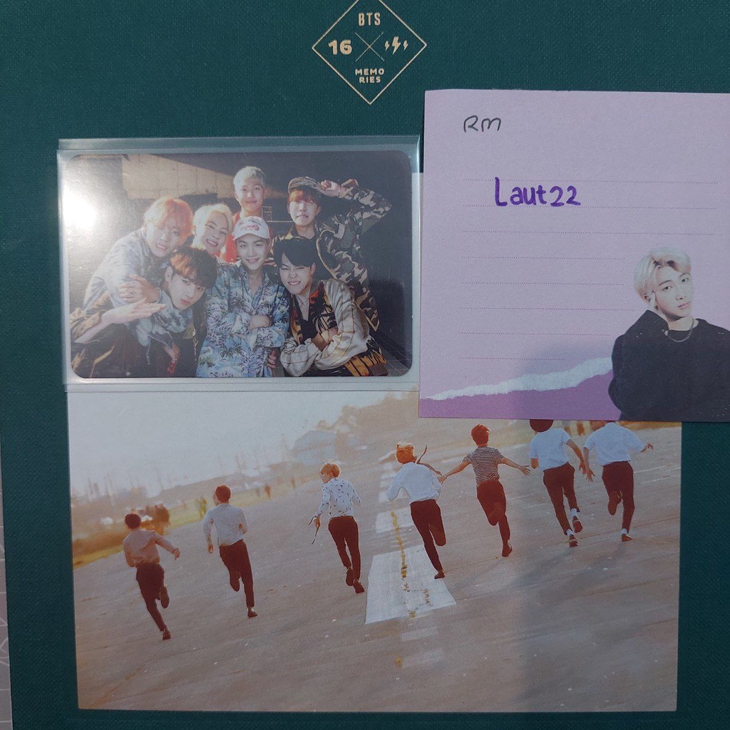 [OFFICIAL] BTS MEMORIES 2016 DVD BTS MEMO16 FIRE PHOTOCARD PC FIRE GROUP MEMO 16 FULLSET UNSEALED | 