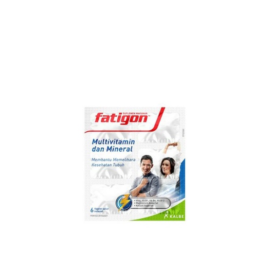 FATIGON  - FATIGON SPIRIT  multivitamin plus, suplemen kesehatan 1 strip @ 6 kaplet