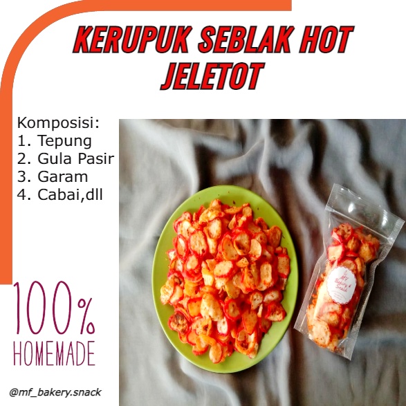 

Kerupuk Seblak Kencur Pedas Hot Asli Premium