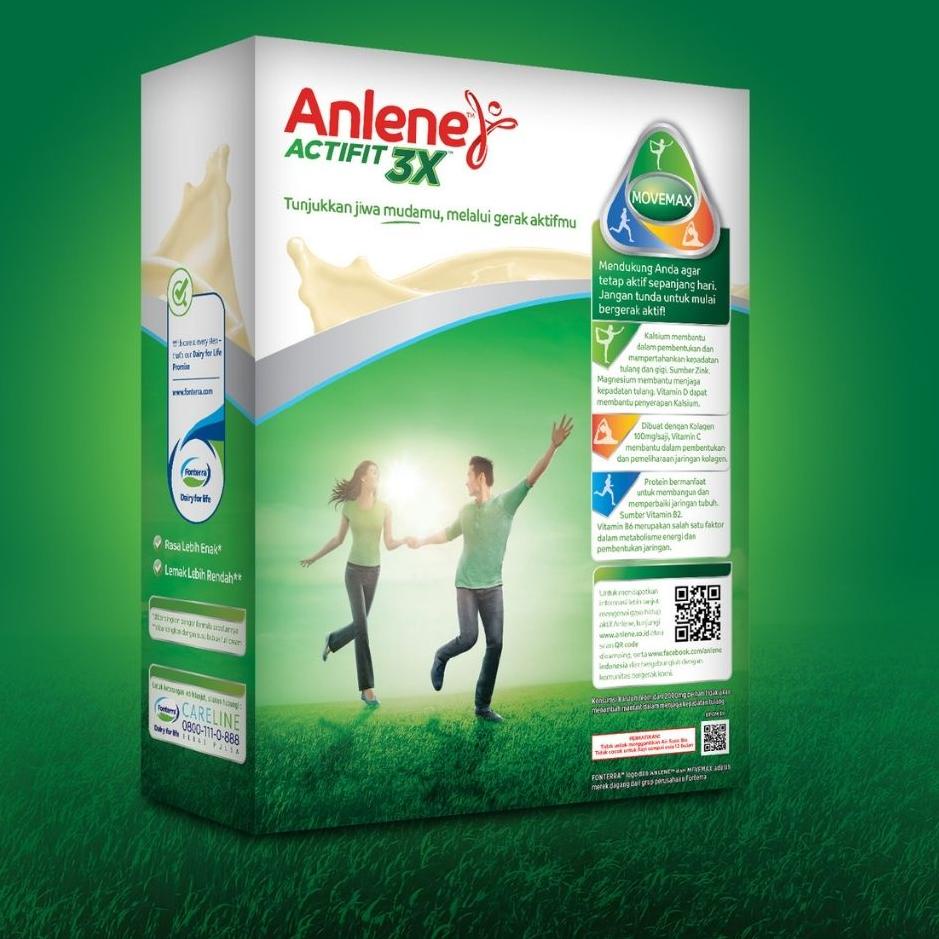 

Terbaik스 Anlene Actifit 3X Susu Bubuk Vanila 240g - Nutrisi Tulang, Sendi, dan Otot