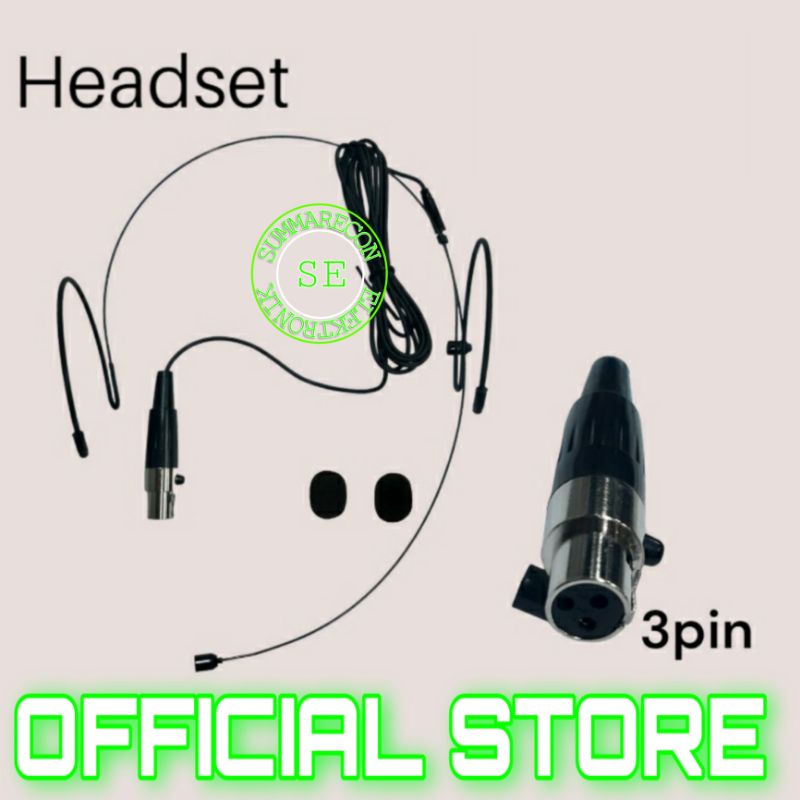 headset 3 pin shure headset 3 pin mic headset