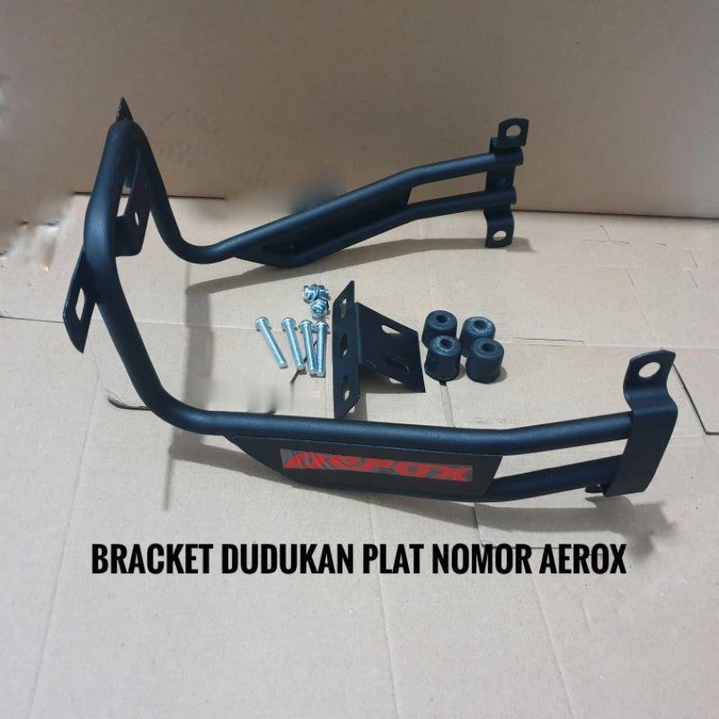 Breket Dudukan Plat Nomor dan dudukan Lampu Tembak Nmax Old Nmax New Aerox 155 Lexi