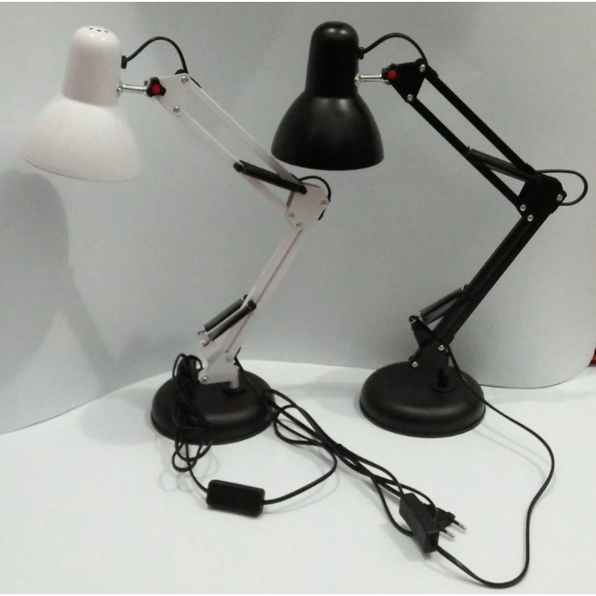 Tiang Lampu meja belajar baca kerja lampu tiang duduk dan jepit arsitek