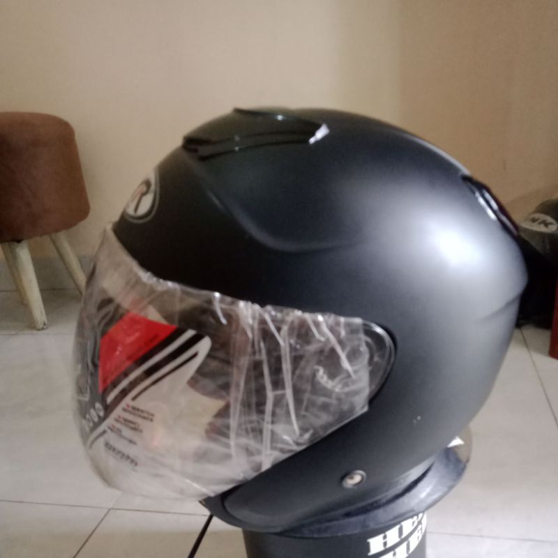 helm dyr Kyoto hitam doff