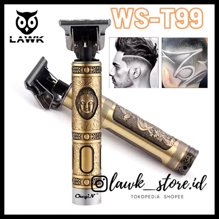 Alat Cukur Rambut TRIMMER BUDHA WS-T99 T-OUTLINER alat cukur rambut / mesin cukur rambut(J4V8) ORIGI