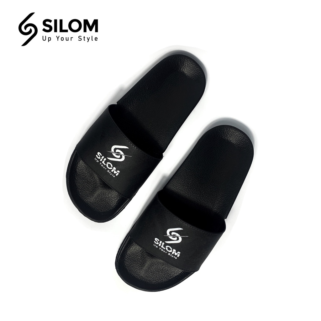 Sandal Slop Pria Tahan Air Karet Rubber Sendal Slide Silom S-05 Buaya Flip Flop