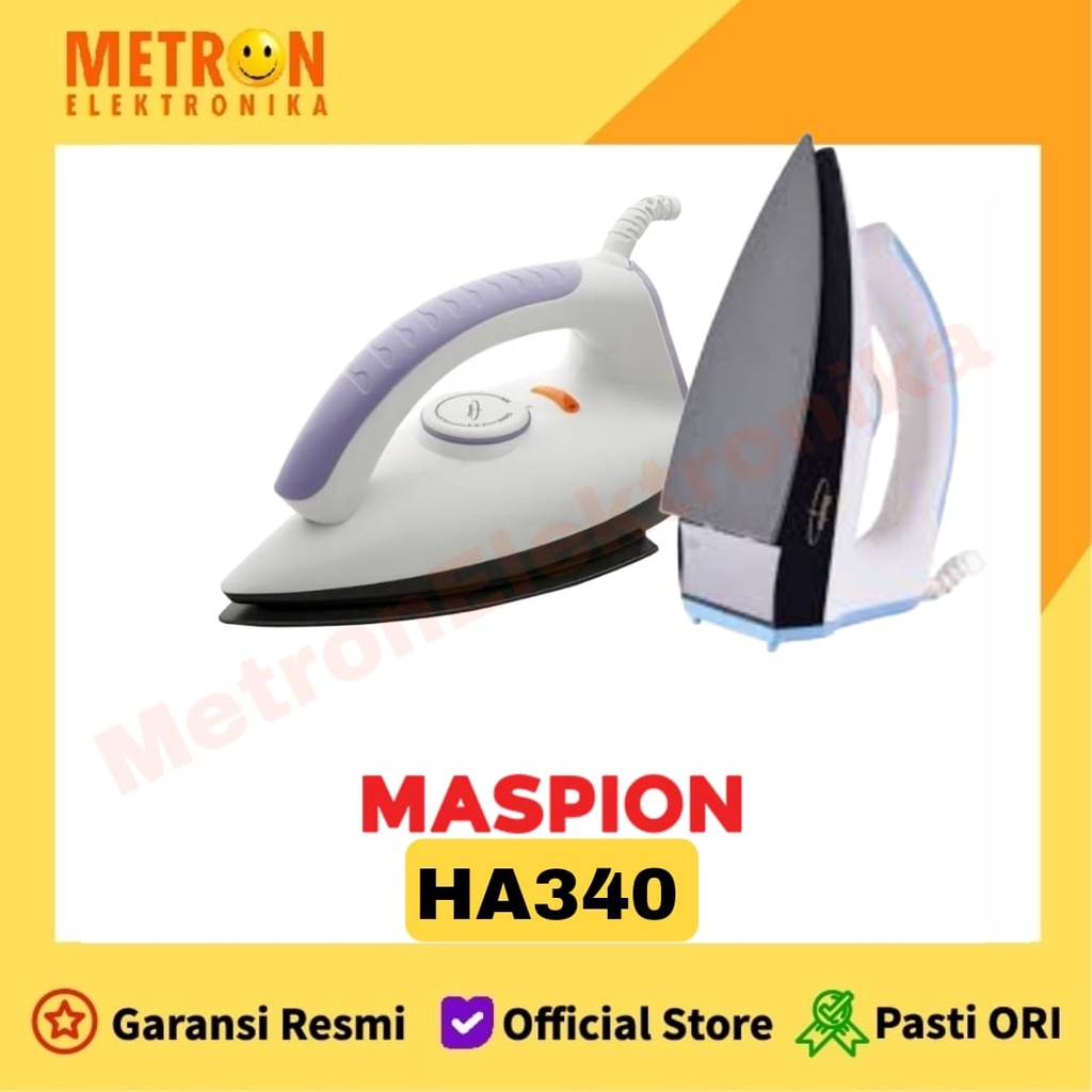 MASPION HA 340 SETRIKA / GOSOKAN / AUTOMATIC IRON / HA340