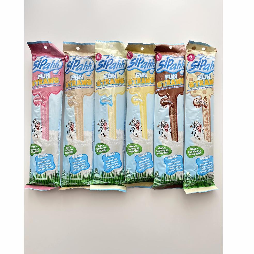 

[T-A4A] ✓] Sipahh Fun Straw Pack 5's (Vanilla)-premium