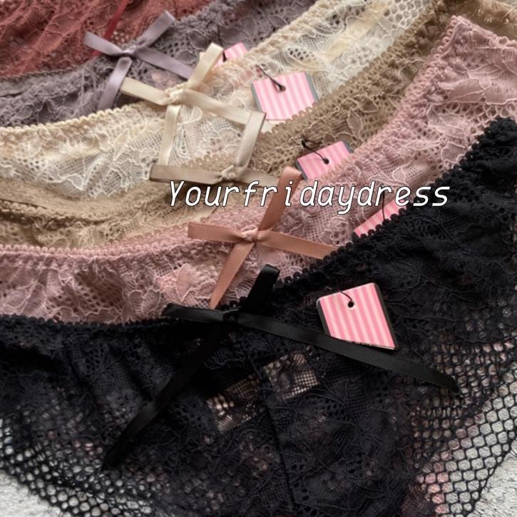 Free Ongkir/ the lacie victoria secret thong flower lace panties celana dalam CD briefs underwear ka