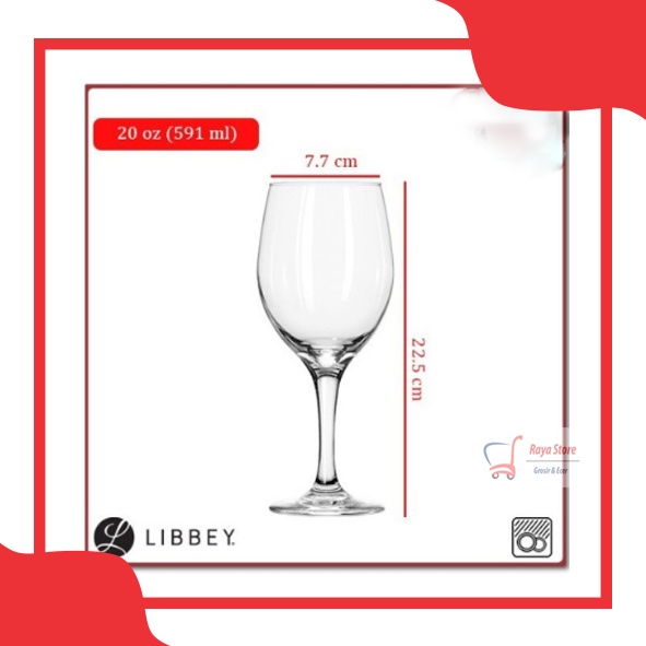 Gelas white wine libbey 3060