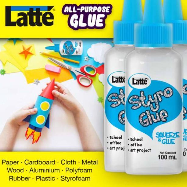 

[C-B7B][㊛] Lem Latte Styro Glue / UHU / 100ml / Twist viral