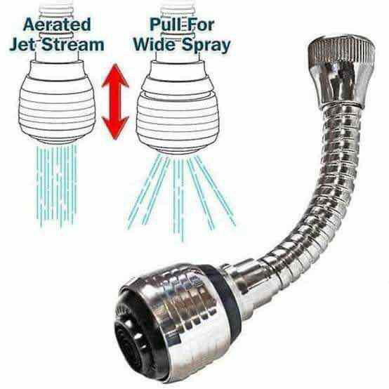 COD SM88 Keran Panjang Stainless Sambungan Kran Air Turbo Flexible