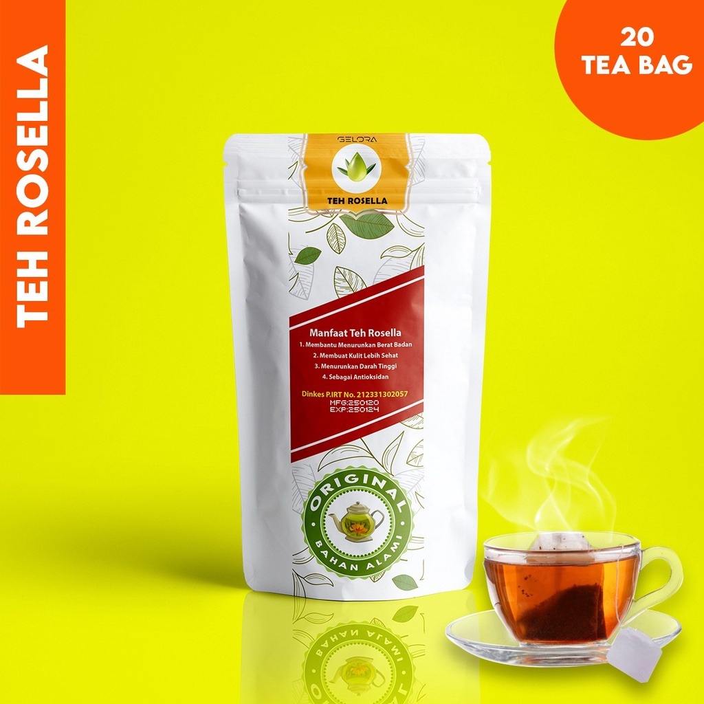 

100% herbal bunga Rosella Ampuh Menurunkan tekanan darah tinggi dan kolesterol