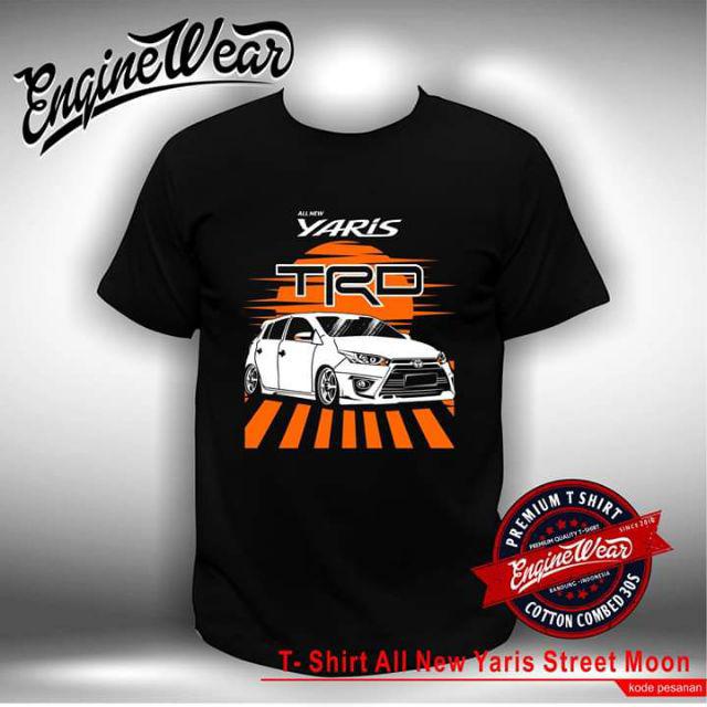 kaos toyota yaris kaos baju tshirt mobil otomotif yaris - Enginewear