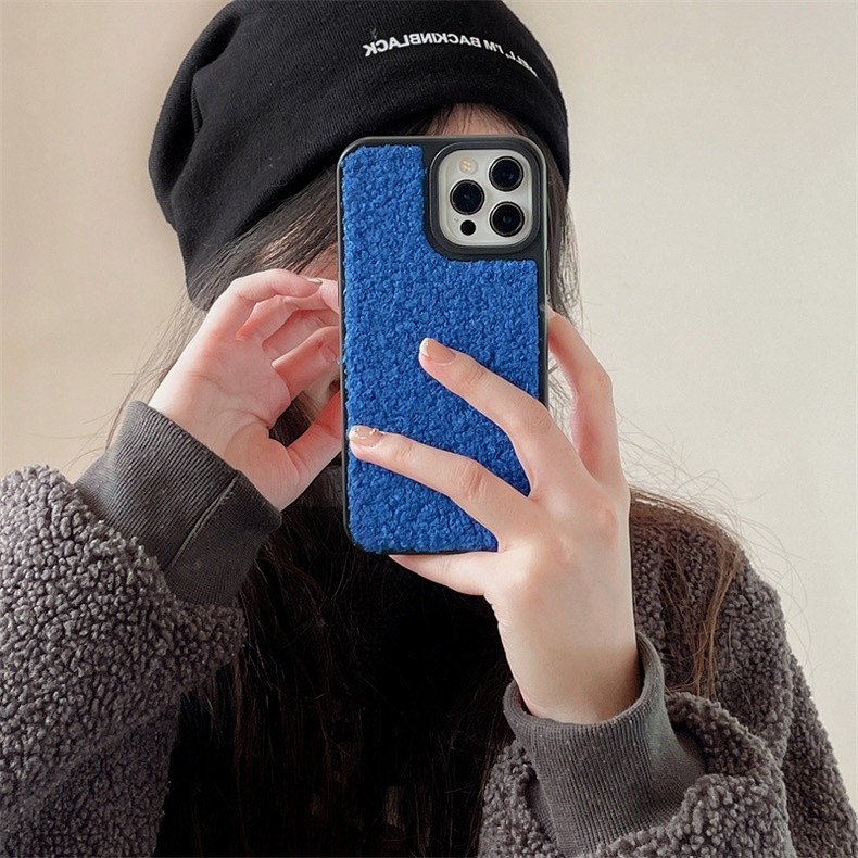 CASE BACK SOFT KOREAN BLUDRU BASIC CANDY WOOL KNIT CASE IPHONE 14PROMAX 14PRO 14 13 PROMAX 13 PRO 13 12 PROMAX 12 PRO 12 11 PROMAX 11