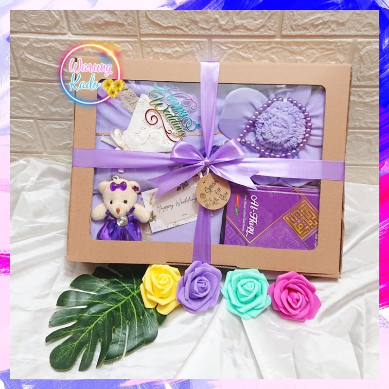 

HAMPERS MUKENA - 110 | KADO HAMPERS PARCEL NIKAH WEDDING GIFT