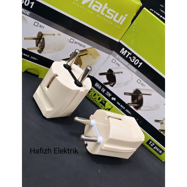 Steker Arde Matsui MT-301| Colokan Model UTICON