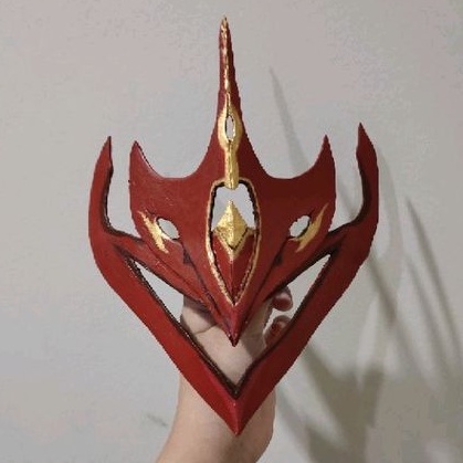 Childe mask/topeng for cosplay tartaglia from genshin impact
