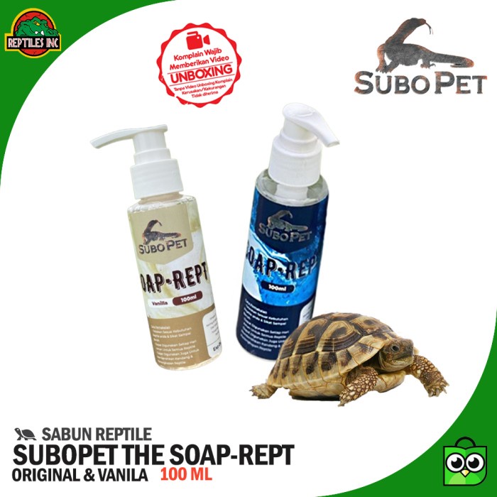 SUBOPET SOAP SABUN REPTIL KURA KURA IGUANA KADAL ULAR