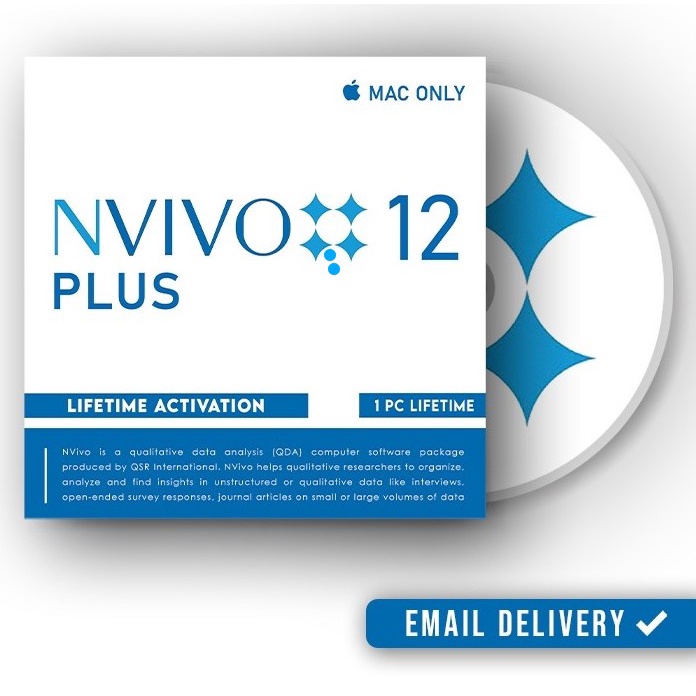 NVIVO 12 Pro Plus QSR Software Kualitatif LIFETIME WIN MAC