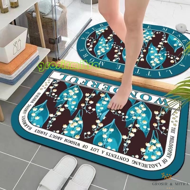 Keset Kamar Mandi 40*60CM / Keset Dapur / Keset Kaki / Keset Karater Anak / Keset Karater Dewasa