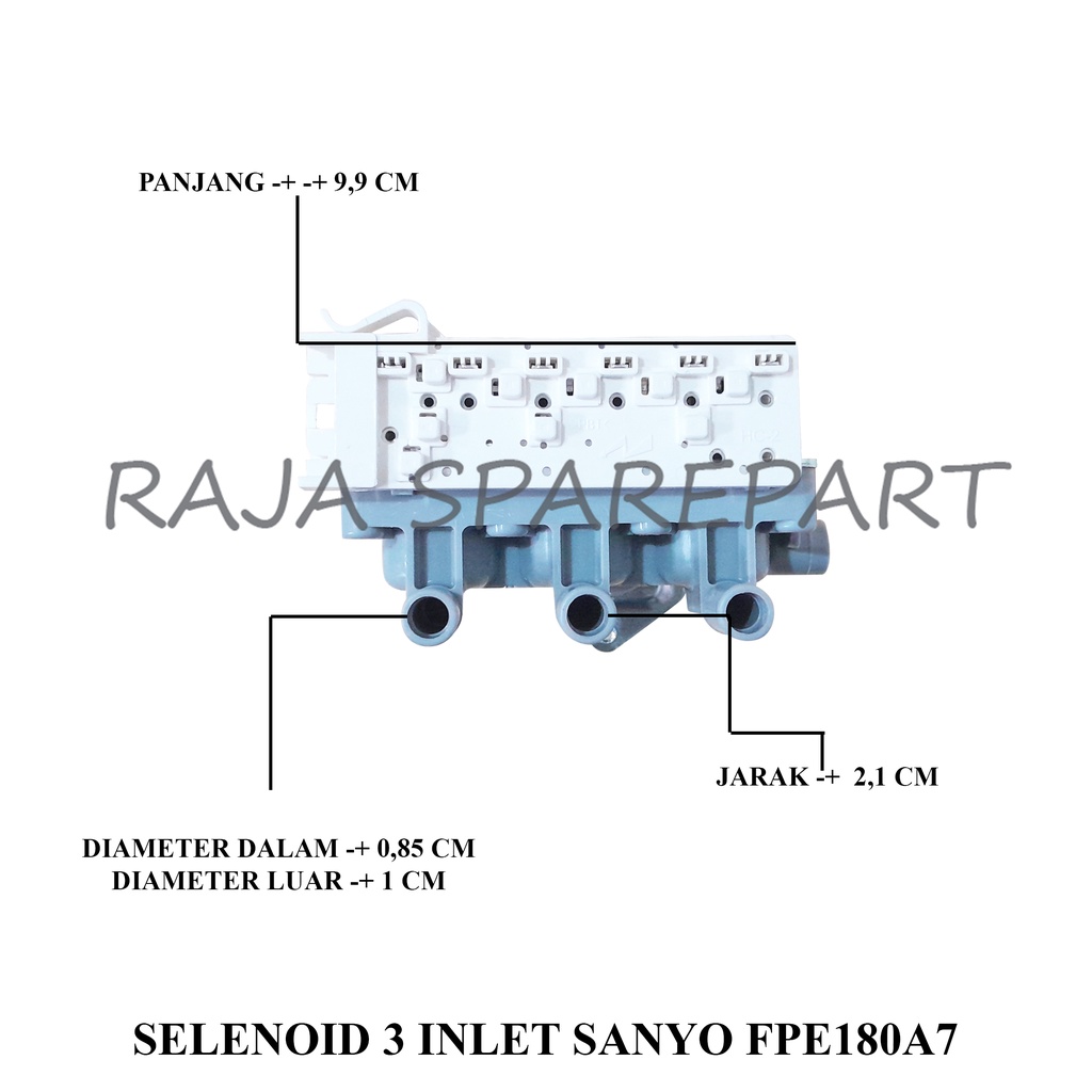 SELENOID VALVE/SELENOID WATER INLET/SELENOID 3 INLET SANYO FPE180A7