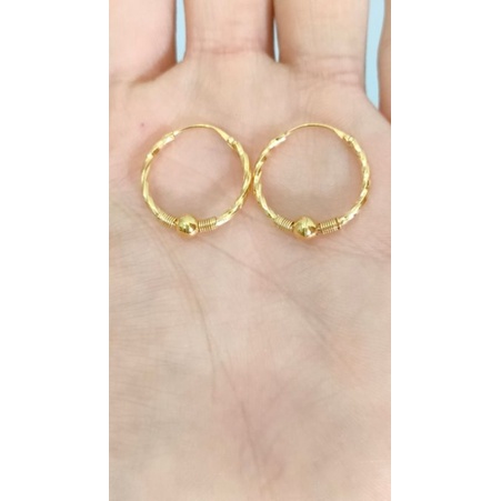 Anting Bulat Emas Muda 0,5 gram