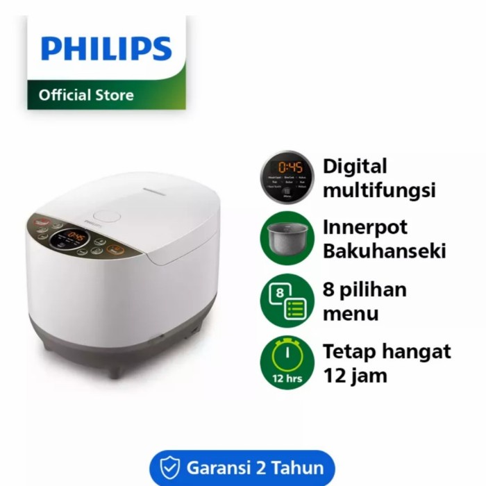 {OkaStore} Philips HD4515/33 Rice Cooker Digital 1.8L Magic Com PHILIPS HD4515 33 Diskon