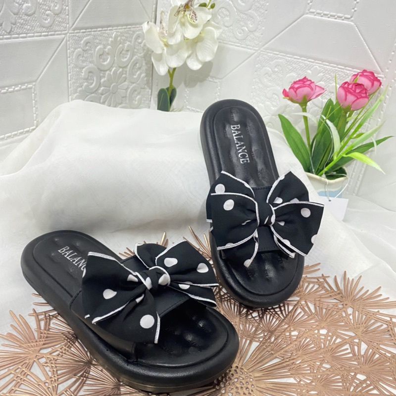 Sandal Balance pita perempuan  Terbaru Sandal IMPORT trendy wanita Selop Fashion wanita