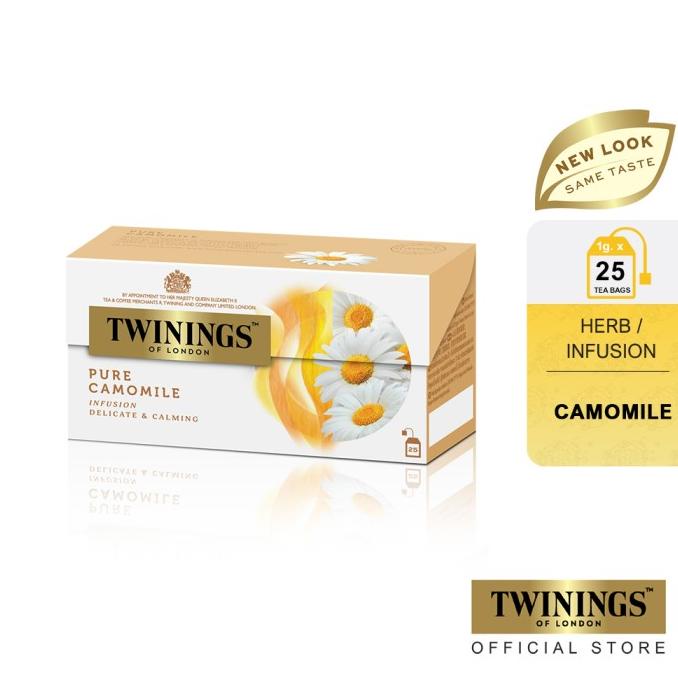 

Twinings Teh Celup Pure Camomile 25x1gr