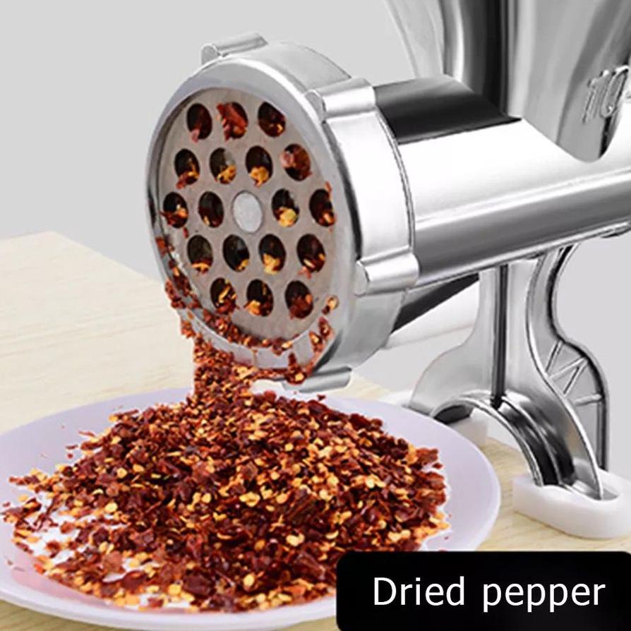 Menarik Horeca Mall -Gilingan Untuk Penggiling Daging Sapi Ayam Ikan Manual Aluminium Meat Mincer Ma