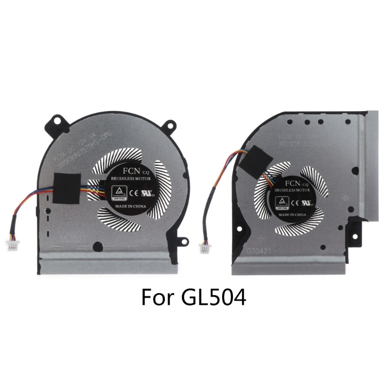 Vivi Untuk ASUS ROG Strix GL504 GL504G GS Cooler Fan 12V Laptop GPU Kipas Pendingin CPU DFSCK221151810 13nr00l0p12011