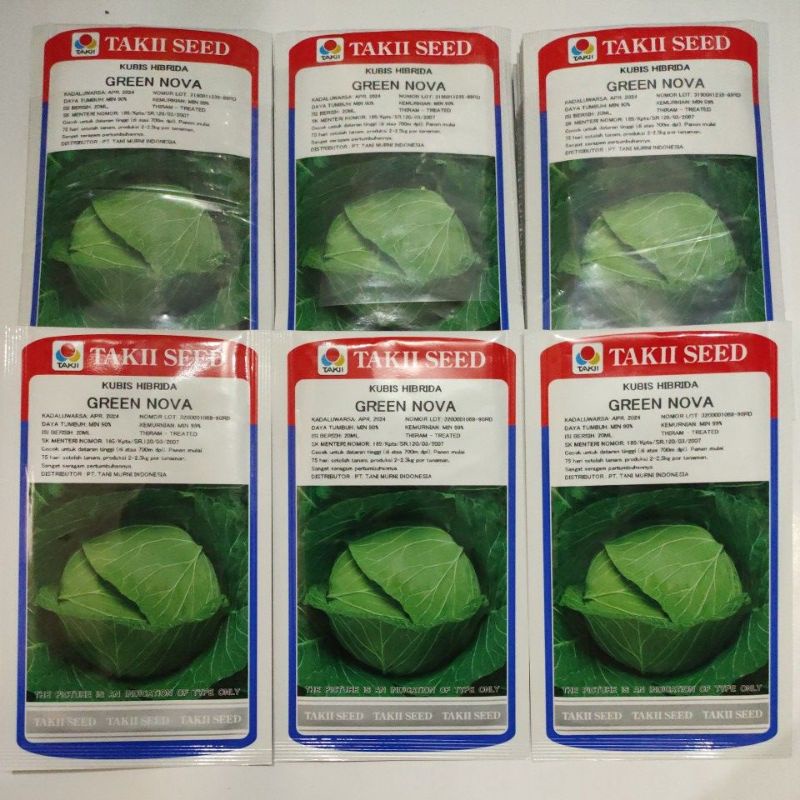Benih Kol GREEN NOVA (20 ML) TAKII SEED
