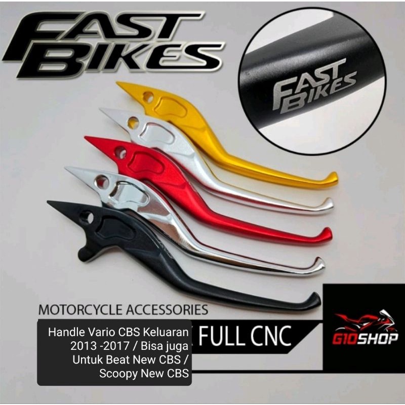 PROMO Handle rem faskbikes cnc warna polos beat/vario 110/beat carbu old atau Handle rem vario 125/150 cbs