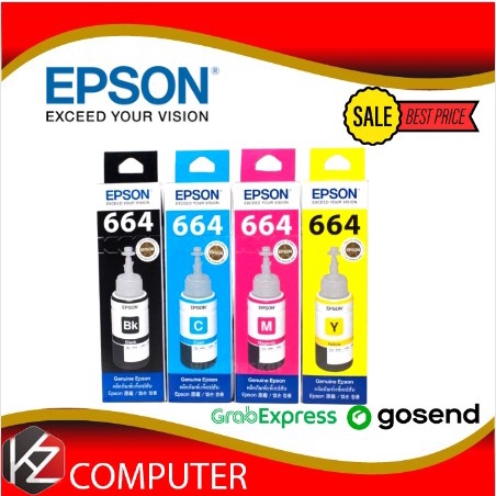 Tinta Epson L100 L110 L120 L200 L210 L220 L300 L310 664 Original