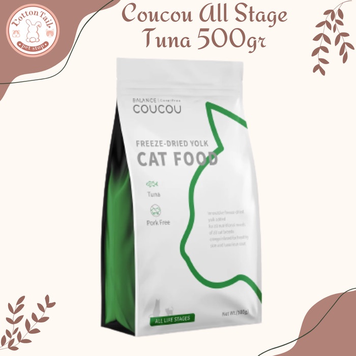 (EXP NOVEMBER 2023) CouCou 500gr All Stages &amp; Kitten Dry CAT Food - Makanan Kering Kucing Cou Cou