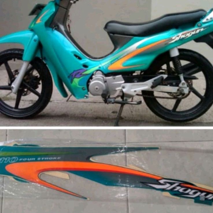 Jual Striping Suzuki Shogun Tahun Warna Tosca Shopee Indonesia