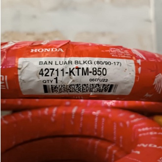 Ban Luar HONDA/AHM/FEDERAL 80/90-17 BAN LUAR AHM BAN BELAKANG Tube Tire/ Non Tubeless