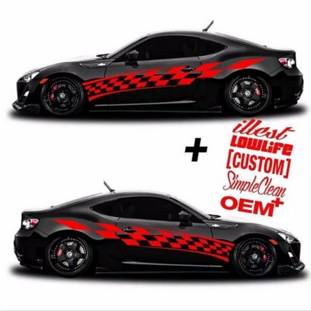 0283 Stiker mobil sedan stiker mobil cutting terbaru promo stiker mobil sedan Civic Honda city car