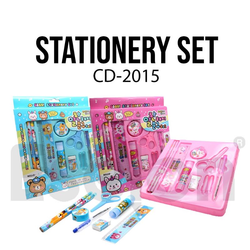 

Stationery set / Paket Alat tulis / Alat Tulis Karakter/ Alat tulis set 10in1