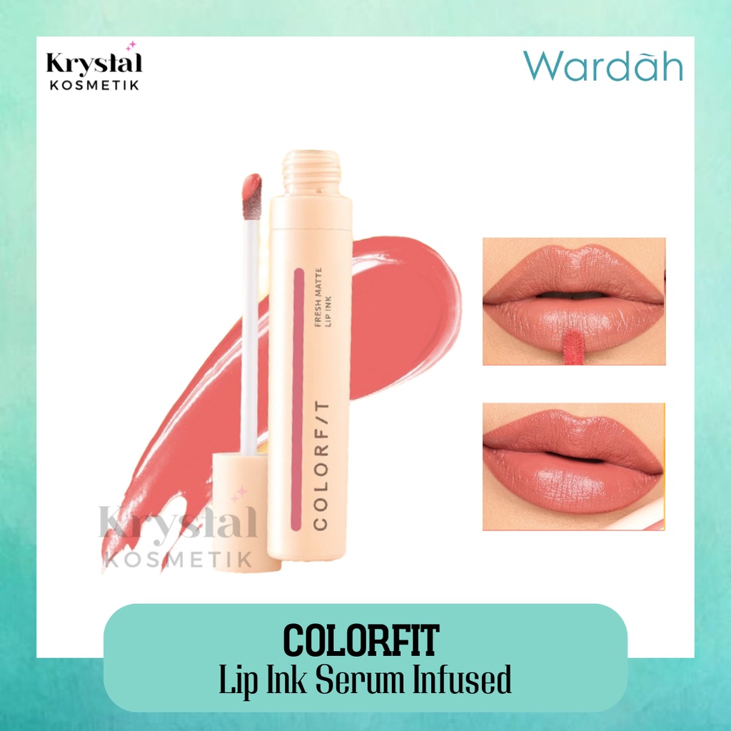 Wardah Colorfit Lip Ink Serum Infused - Lip Cream dengan Serum