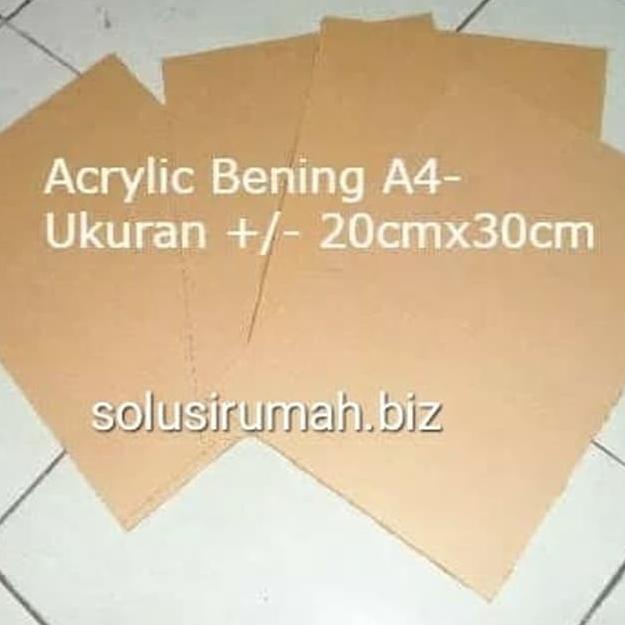 

ゔ ACRYLIC SHEET A4 1.5MM 20*30CM BENING TRANSPARAN AKRILIK TRANSPARANT ৳